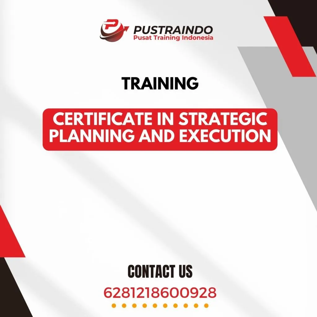 Training Certificate in Strategic Planning and Execution