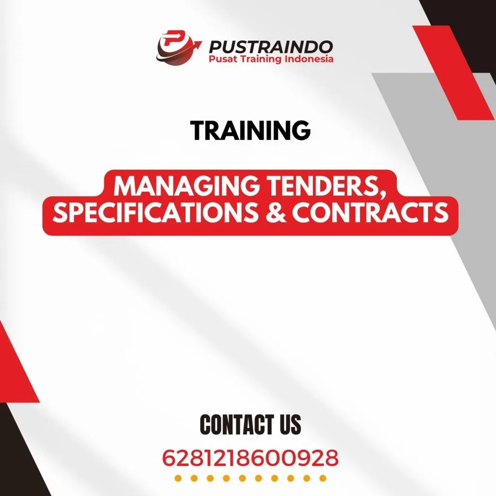 TRAINING MANAGING TENDERS, SPECIFICATIONS & CONTRACTS