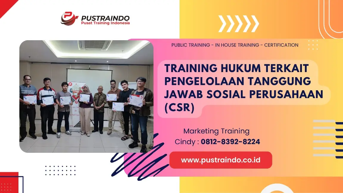 PELATIHAN CORPORATE SOCIAL RESPONSIBILITY JAKARTA