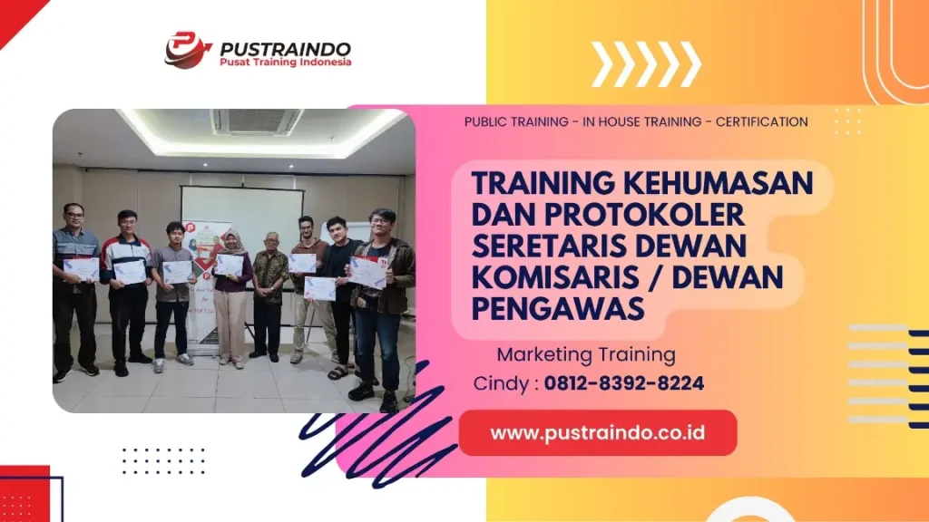 PELATIHAN KEHUMASAN DAN PROTOKOLER JAKARTA