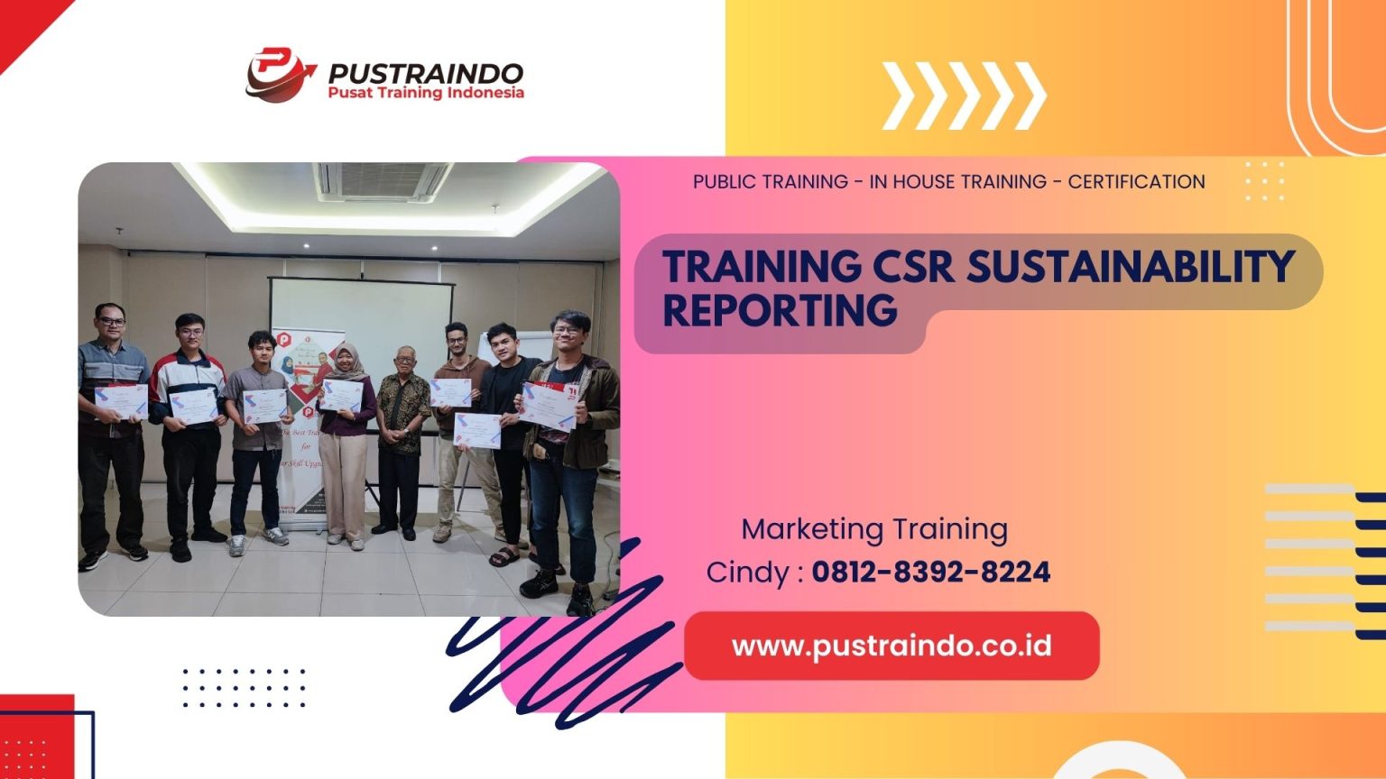 TRAINING CSR SUSTAINABILITY REPORTING | Pustraindo