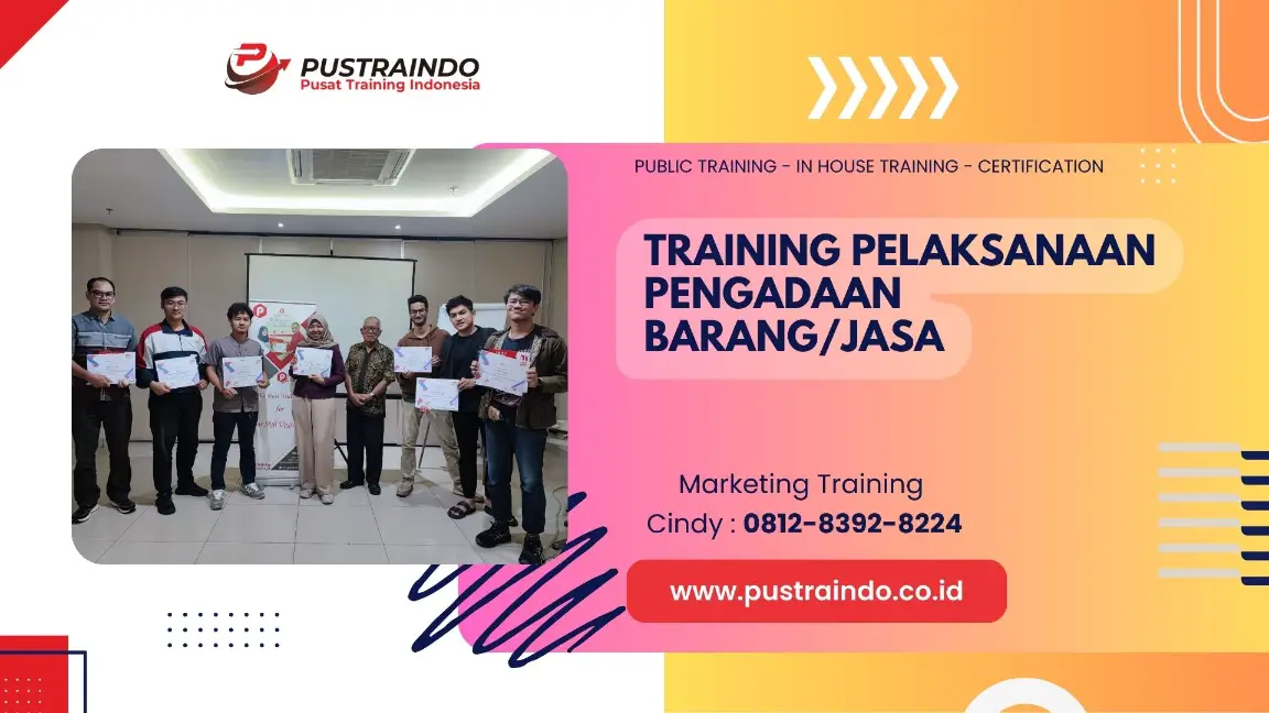 PELATIHAN PENGADAAN BARANG/JASA JAKARTA